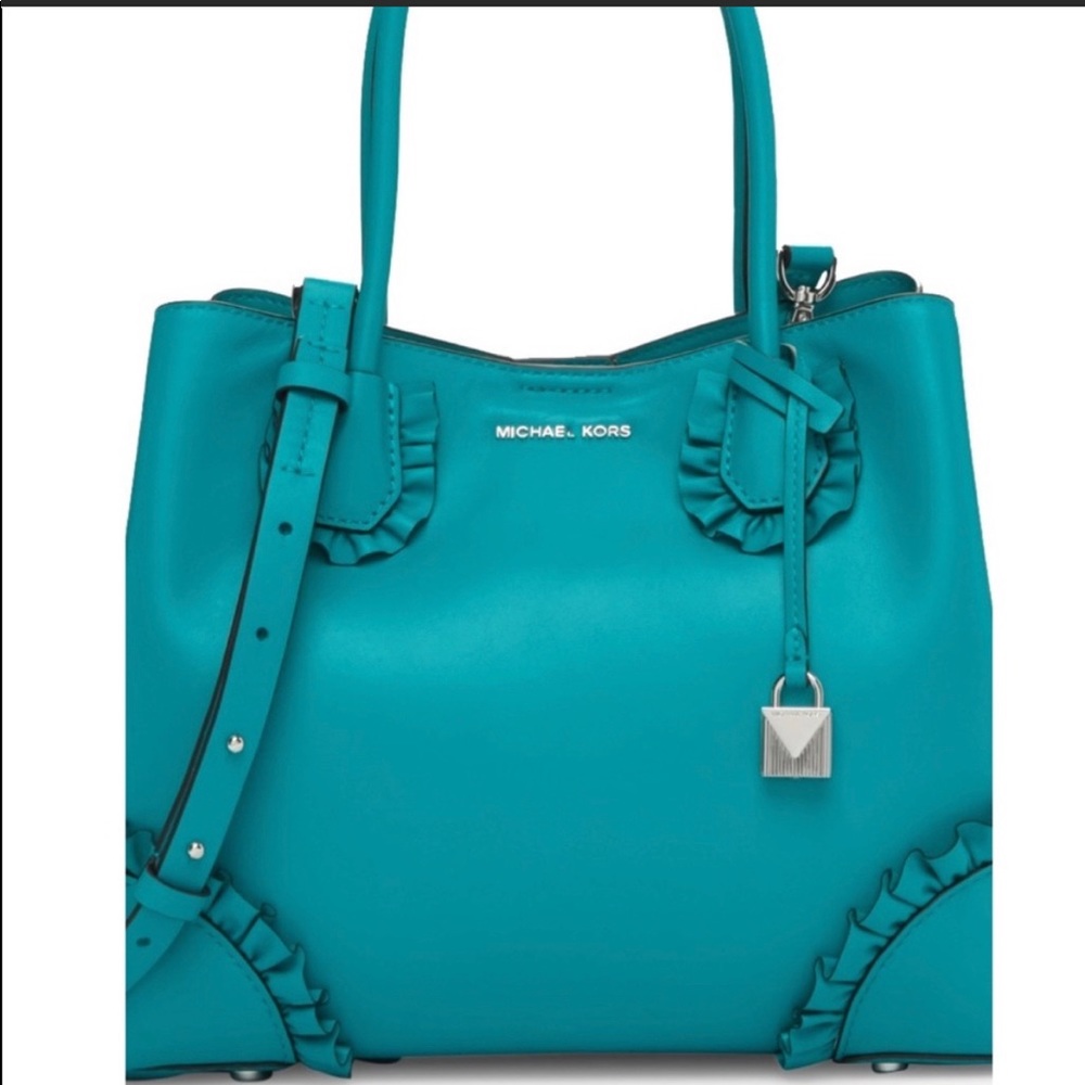 Michael Kors Mercer Gallery Medium Ruffled Tote